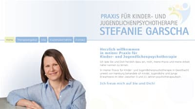 Screenshot der Internetseite: kjp-garscha.de